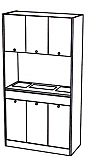 Takara Belmont - Koken Millennia Odyssey Freestanding Shampoo Storage