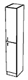 Takara Belmont - Koken Private Locker with Two Compartments