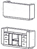 Takara Belmont - Koken Saluto Reception Desk