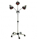 Pibbs - 3 Headed Lamp with Deluxe Base and Chrome Arms