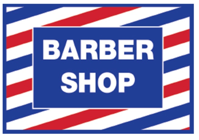 Samson - Barber Shop Cling Decal Sticker