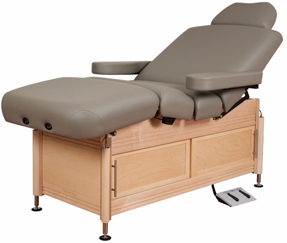 Oakworks - Clinician Electric-Hydraulic Lift-Assist Salon Top