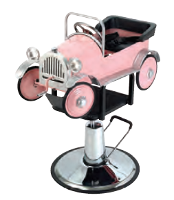 Pibbs - Pink Car Kid's Hydraulic Chair