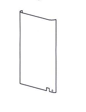 Belvedere - Cabinet Back Panel for Dryer B810 & B900C