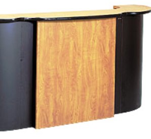 Belvedere - Crest Desk W/Optional Cash Drawer and Storage
