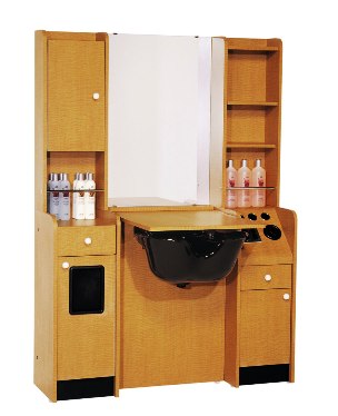 Belvedere - Customline 25"w Booth with 2-Sided Storage