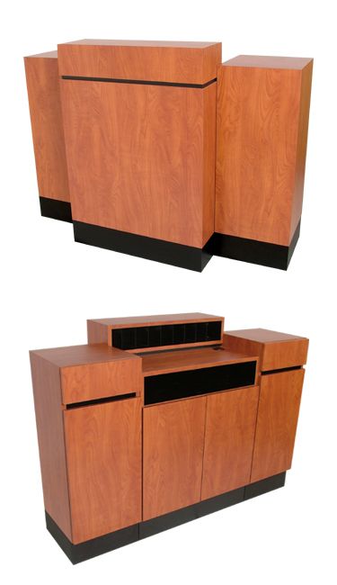 Collins - Reve Standing Reception Desk