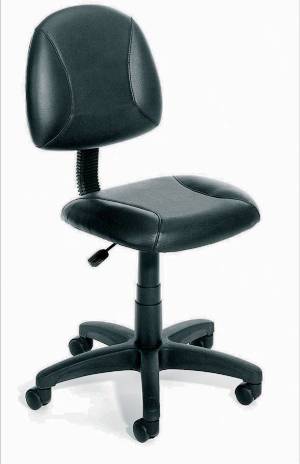Veeco - Client/Technician Chair w/ Built-in Lumbar Support (Black Only)