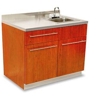 Veeco - Dispensary Sink Cabinet with Stainless Steel Top