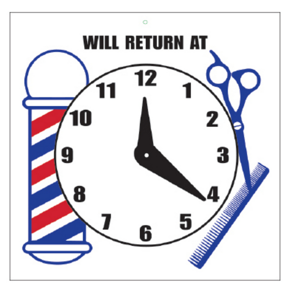 Samson - Will Return At Sign with Clock