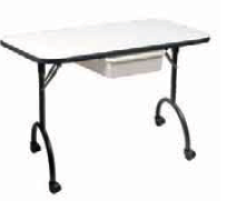 Pibbs - Manicure Table with Folding Legs 16" x 31"
