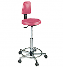 Pibbs - Sweetline Stylist Seating Grillo Round Seat with Backrest