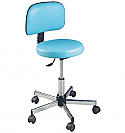 Pibbs - Round Seat Stool with Backrest