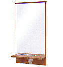 Pibbs - Shelf and Frame with Mirror Sold Separately in Wild Cherry Only