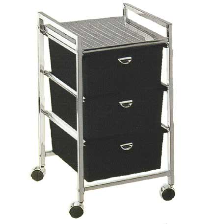 Pibbs - 3-Drawer Cart Metal Frame