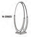 Takara Belmont - Koken Millennia Illusion Back-to-Back Mirror with Base