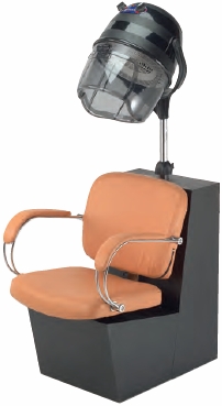 Pibbs - Latina Dryer Chair - Black Laminate Base (For Pole Dryer)