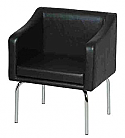 Belvedere - Preferred Stock Look Reception Chair 