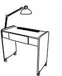 Takara Belmont - Koken Comet Manicure Table 