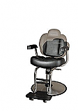 Belvedere - Seville Barber Chair with Chrome Frame