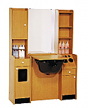 Belvedere - Customline 25"w Booth with 2-Sided Storage